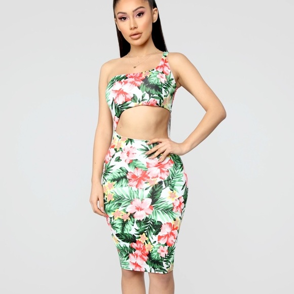 Fashion Nova Dresses & Skirts - Fashion Nova - Tropical Dress